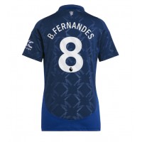 Dres Manchester United Bruno Fernandes #8 Preč pre Ženy 2024-25 Krátky Rukáv